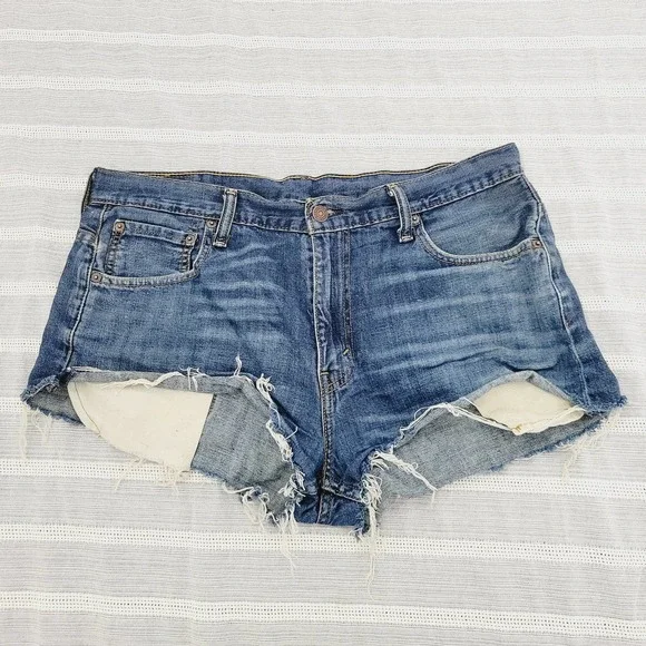 Levis shorts diy sale